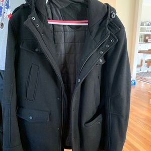 Black Rivet men’s wool coat from Nordstrom